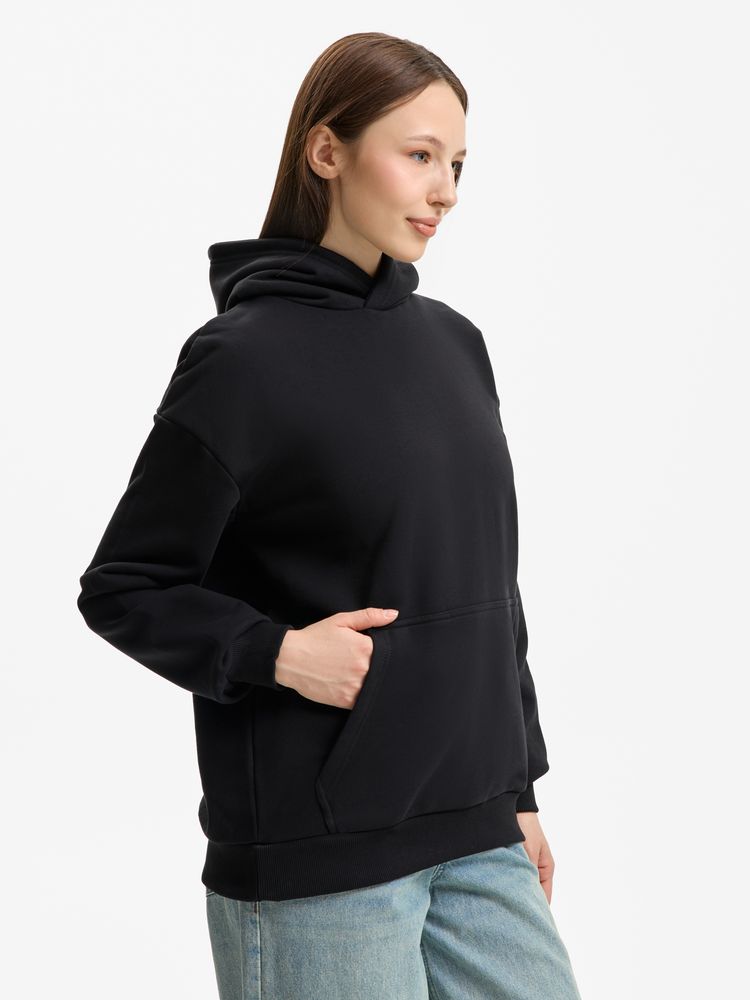 Худи унисекс оверсайз Daylero, черное, размер XS/S