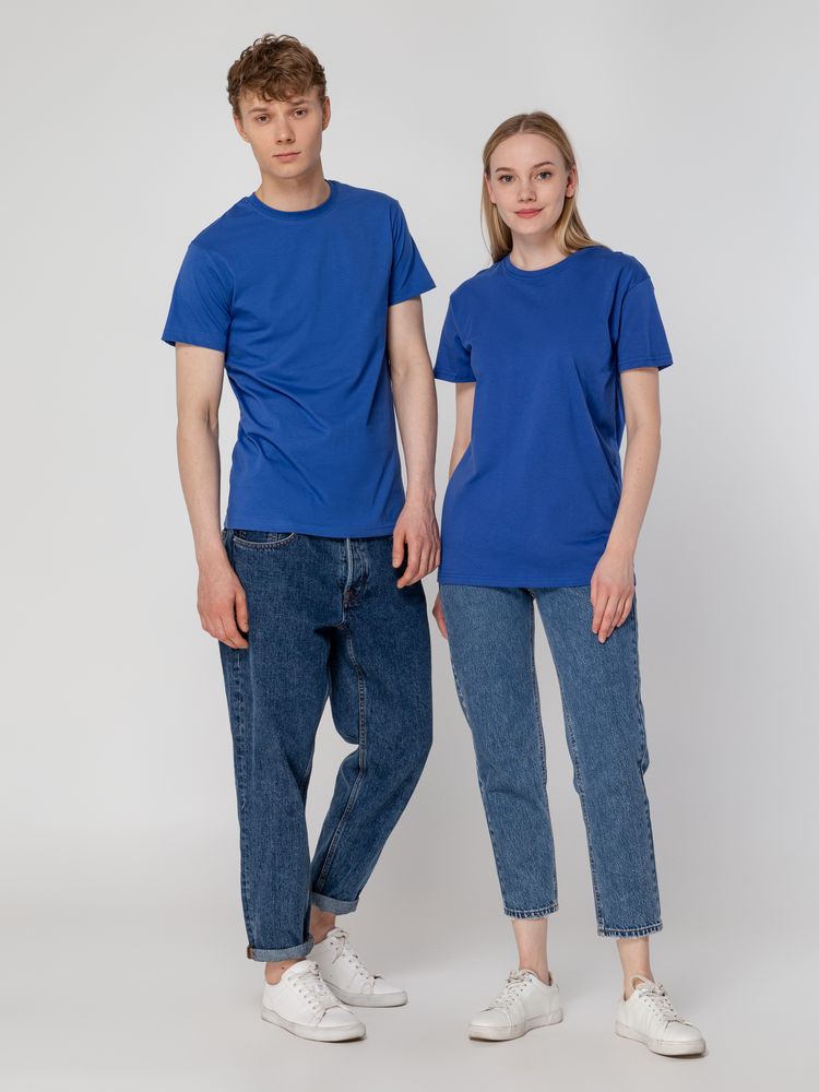 Футболка унисекс T-bolka 160, ярко-синяя, размер 4XL