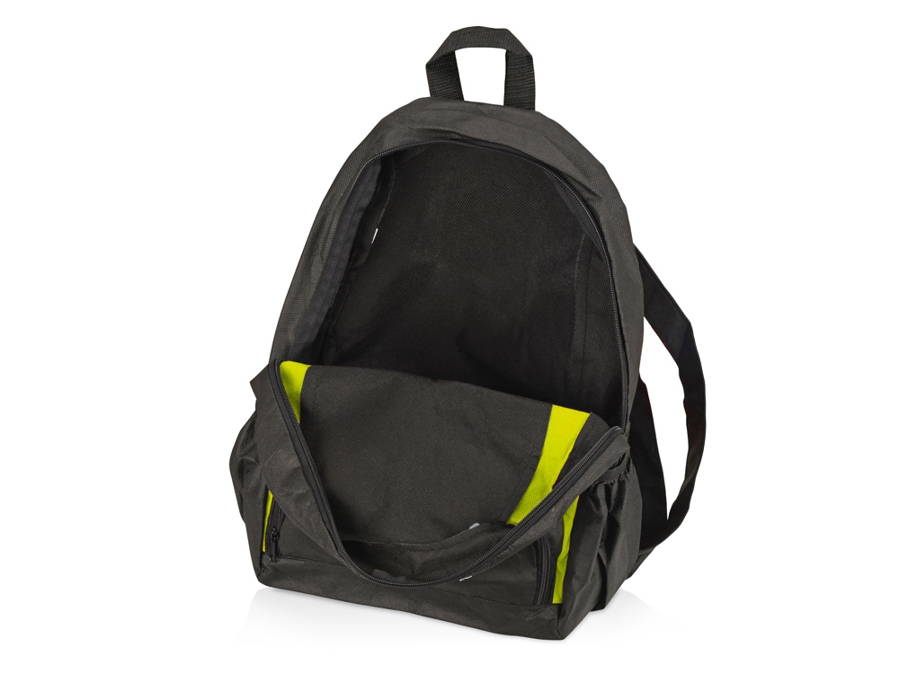 Рюкзак Bamm-Bamm, черный/зеленое яблоко