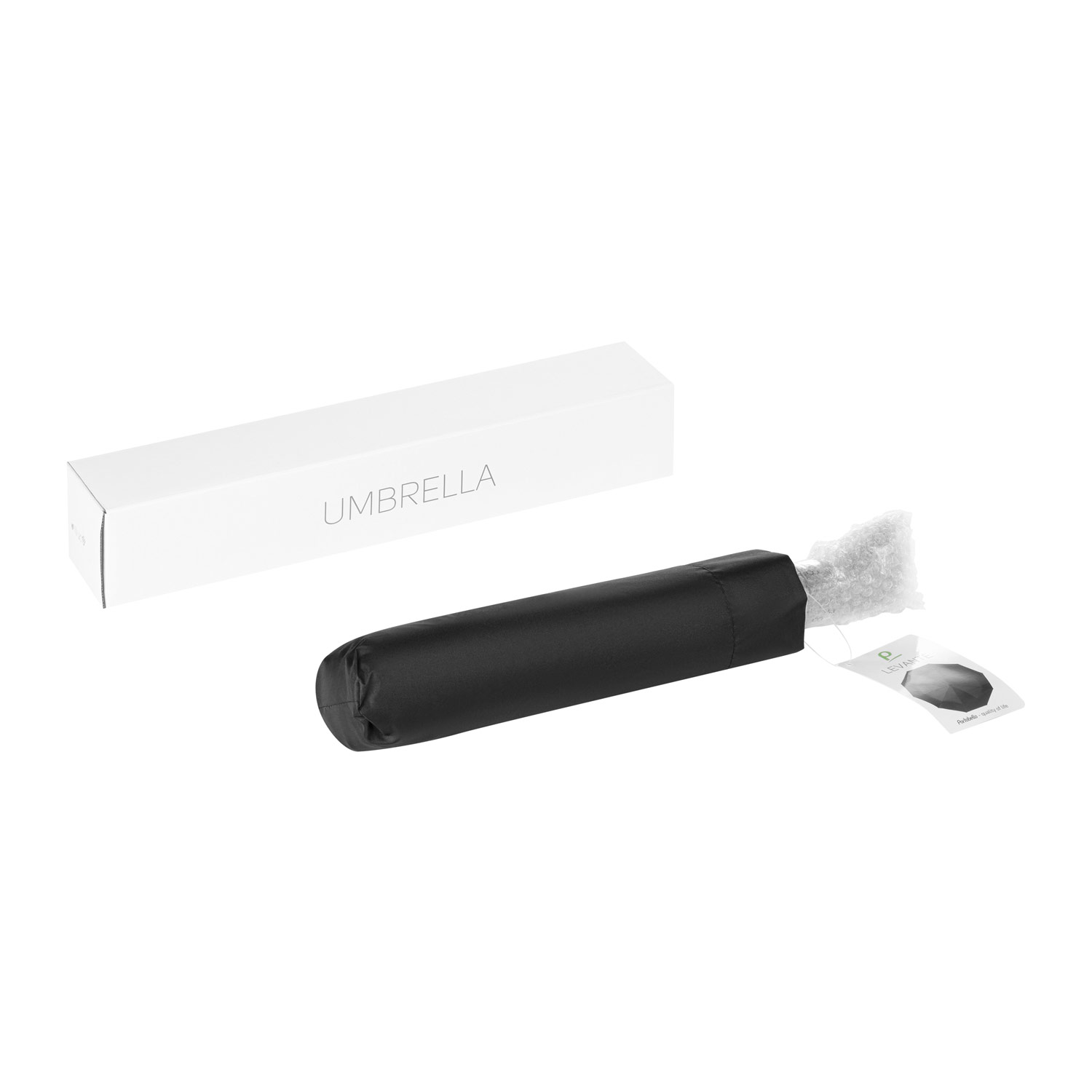 Зонт складной Леванте (Levante), серый фото на сайте Print Logo.