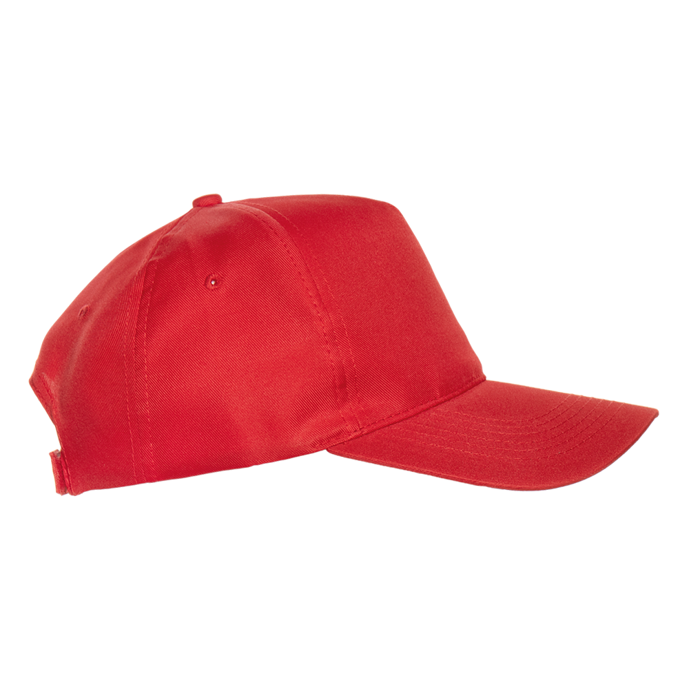Бейсболка STAN 5 клиньев полиэстер 150, 10P, Красный,  (14)  (56-58/ONE SIZE)