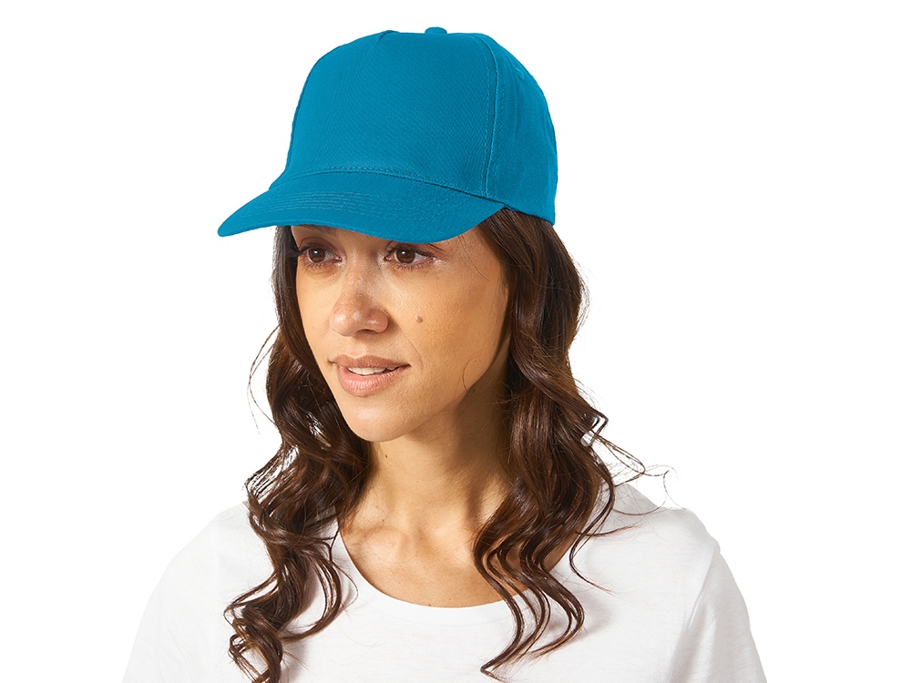 Бейсболка Memphis 5-ти панельная, ярко-голубой