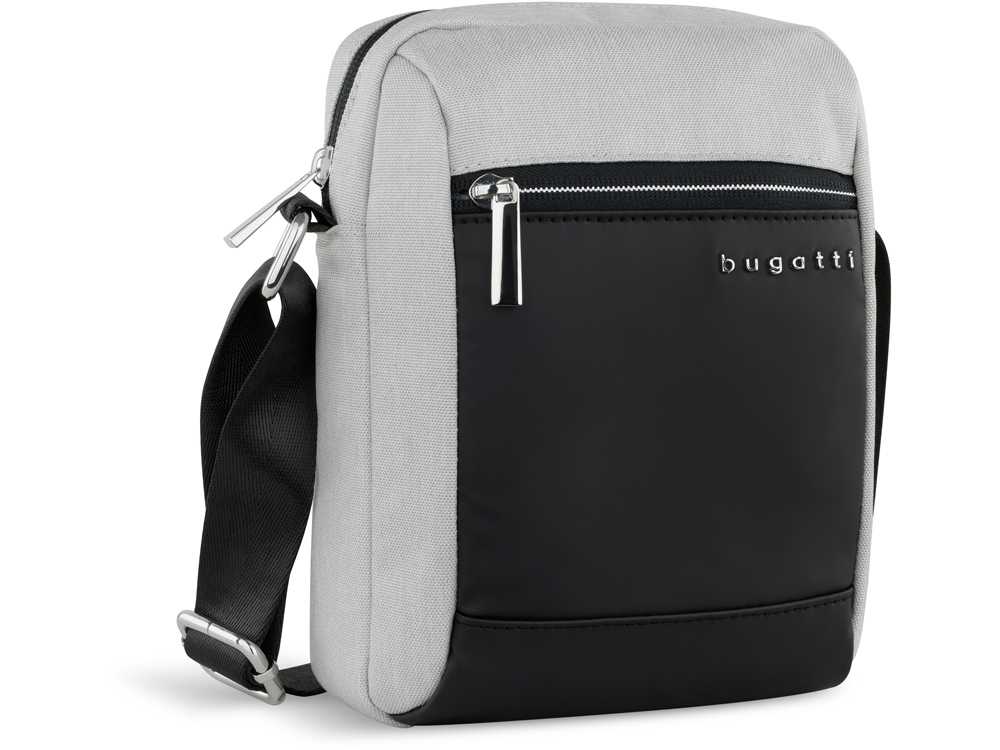Сумка наплечная мужская СЕРА (SERA) с логотипом BUGATTI | Print Logo