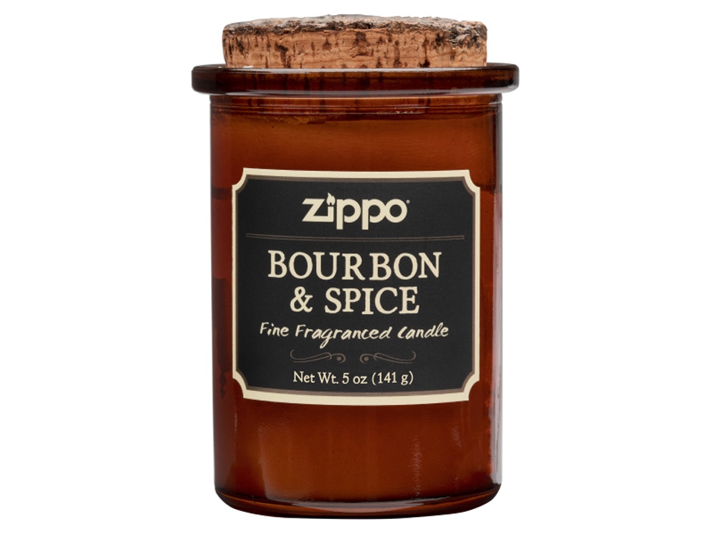 Ароматизированная свеча Bourbon & Spice с логотипом ZIPPO | Print Logo