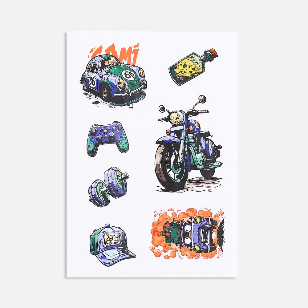 Стикерпак бумажный Thematik с логотипом  | Print Logo