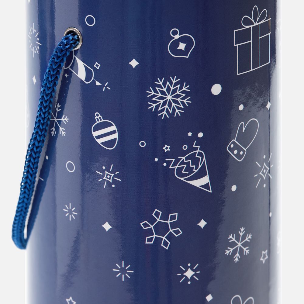 Тубус для бутылки Snowlace — пример нанесения логотипа (сделано в России) | Print Logo