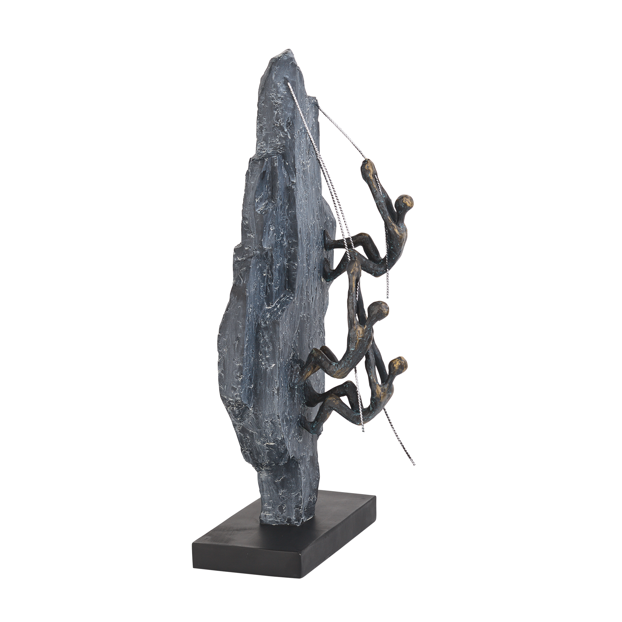 Статуэтка из полистоуна "Покорение вершин", черный