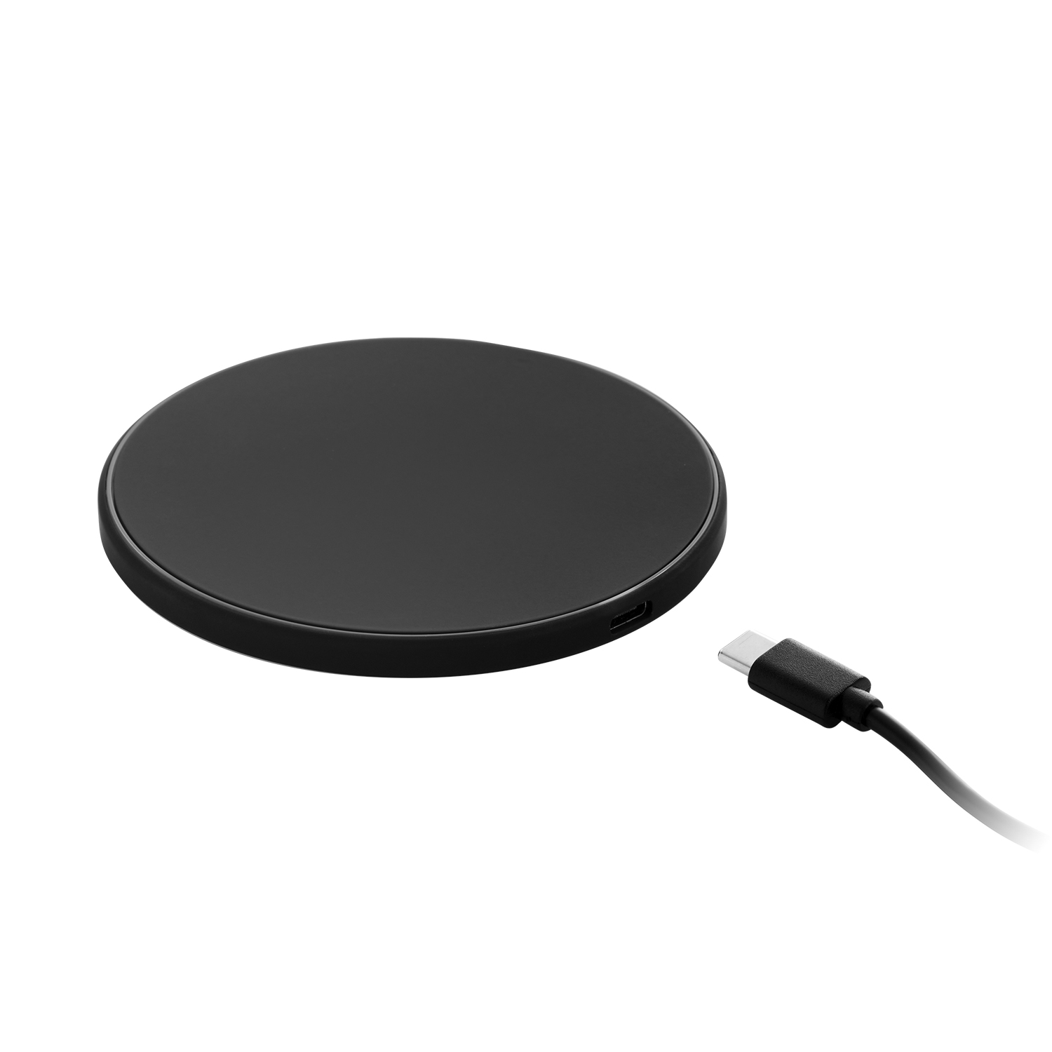 Беспроводное зарядное устройство с подсветкой 15W Аурис (Auris), фиолетовое фото на сайте Print Logo.