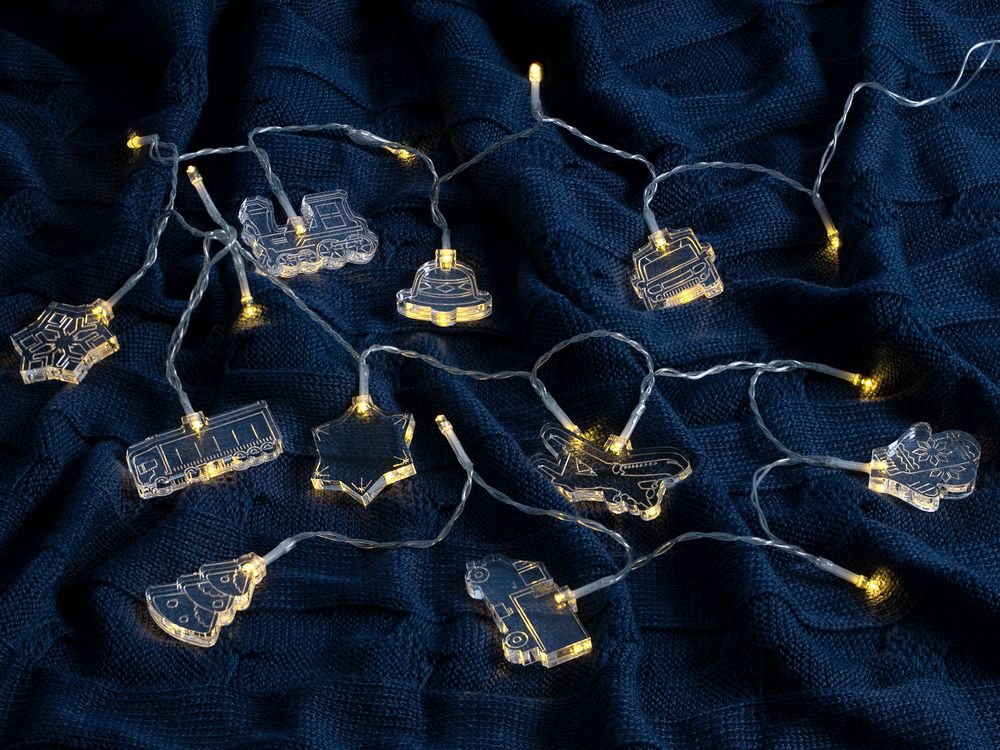 Светодиодная гирлянда Round The World — пример нанесения логотипа (сделано в России) | Print Logo