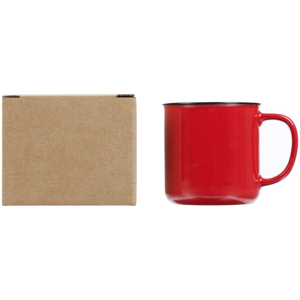 Коробка для кружки Dacha, средняя — пример нанесения логотипа (сделано в России) | Print Logo