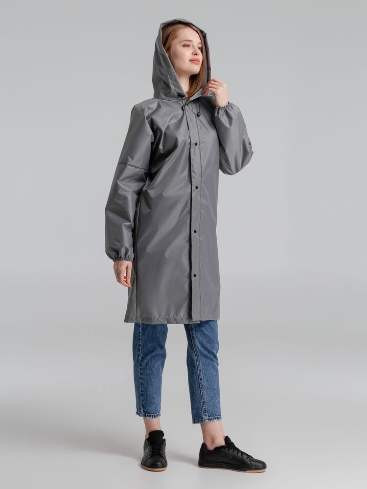 Дождевик со светоотражающими элементами Rainman Blink, серый, размер S