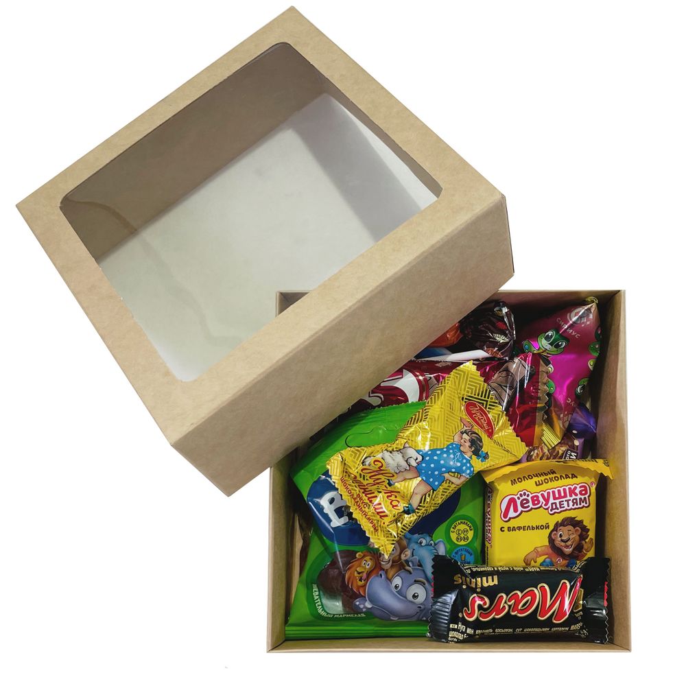 Набор Candyland Mini в коробке — пример нанесения логотипа (сделано в России) | Print Logo