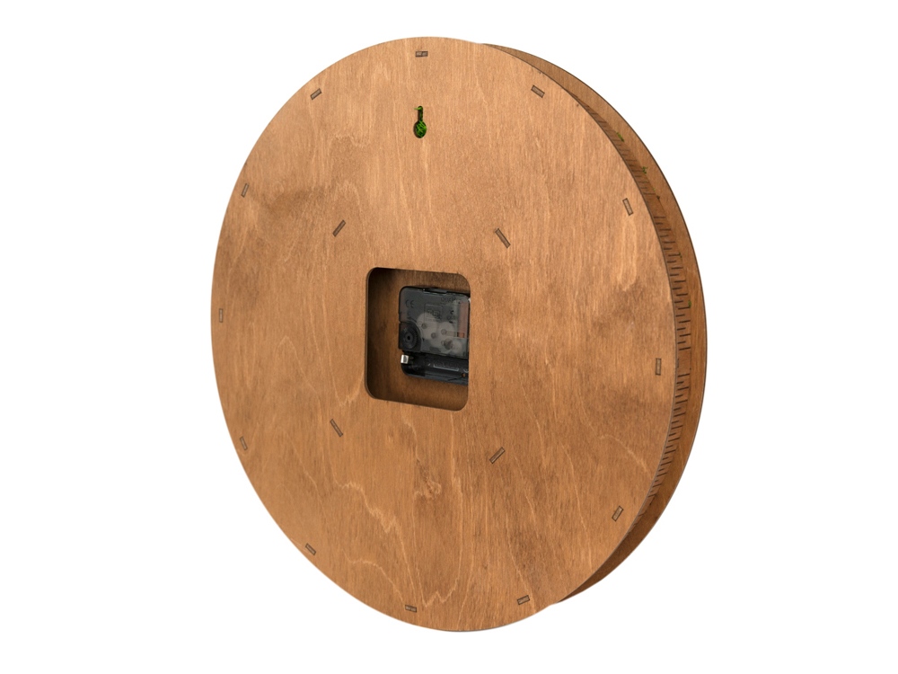 Часы Римские со мхом настенные, мокко