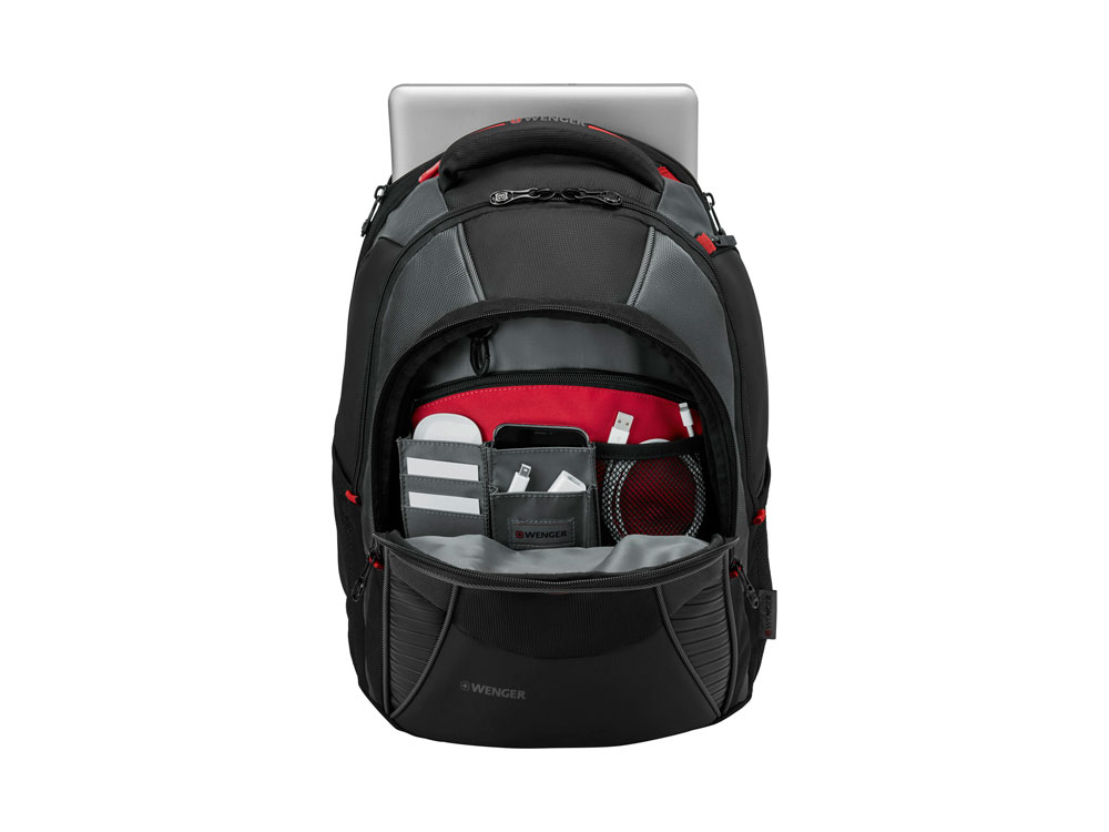 Рюкзак Mythos WENGER 16, синий, полиэстер/ПВХ, 37 x 26 x 47 см, 27 л