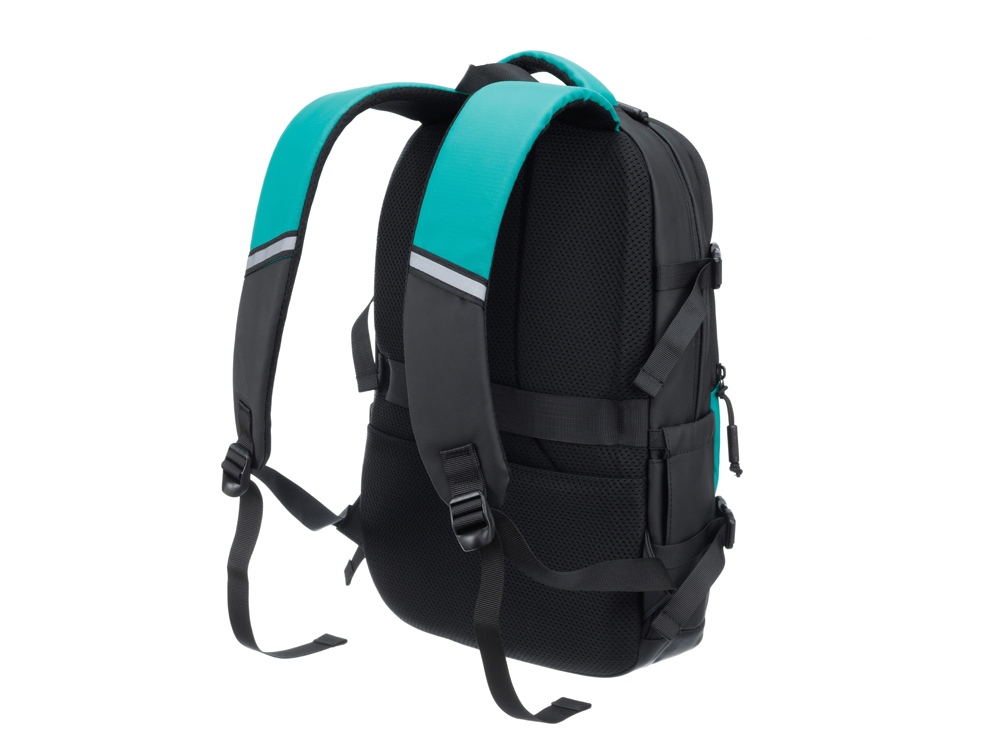 Рюкзак спортивный TORBER ЭКСТРИМ 18, зелёный/чёрный, 31 х 12 х 46 см, 17л