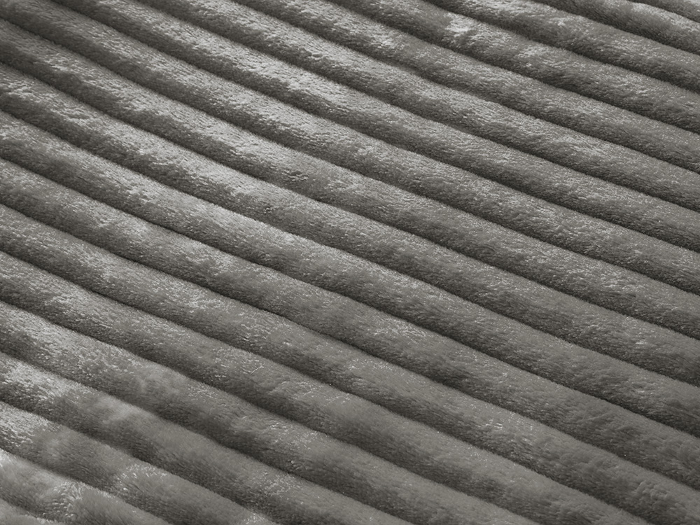 Плед Wave флисовый, серый