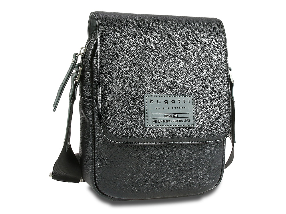 Сумка наплечная МОТОБАЙК D (MOTO D) с логотипом BUGATTI | Print Logo
