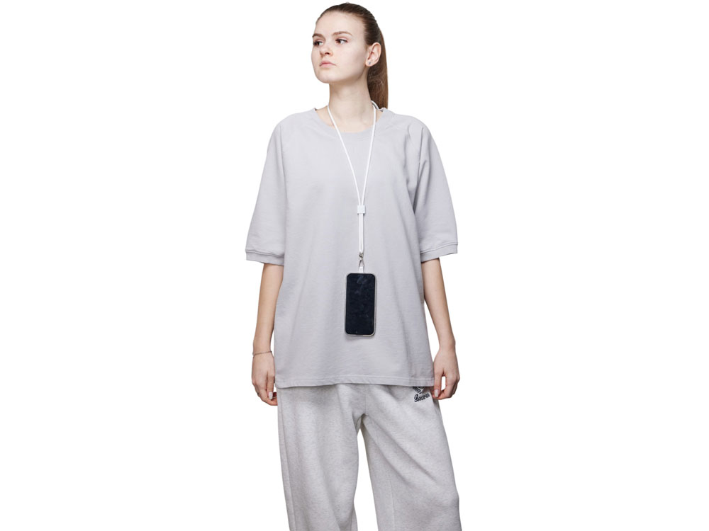 Ремешок на шею для телефона Риксо, белый