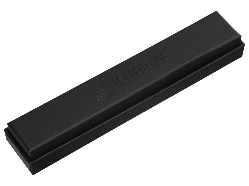 Металлическая ручка и вечный карандаш Gauguin, софт-тач, черный