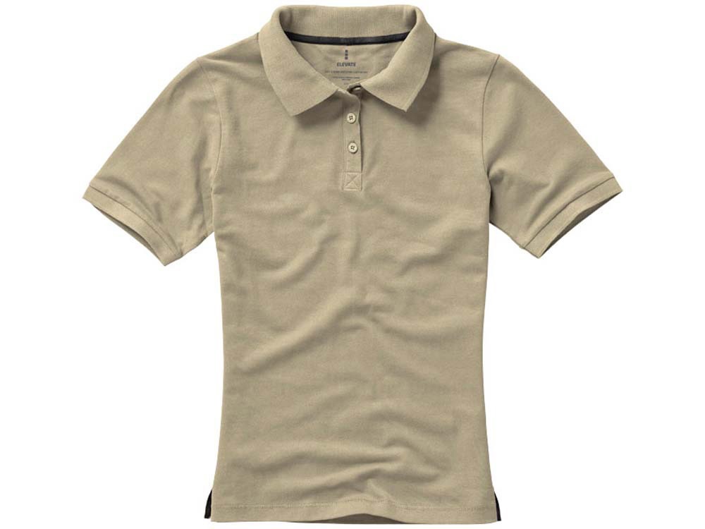 Calgary женская футболка-поло с коротким рукавом, хаки