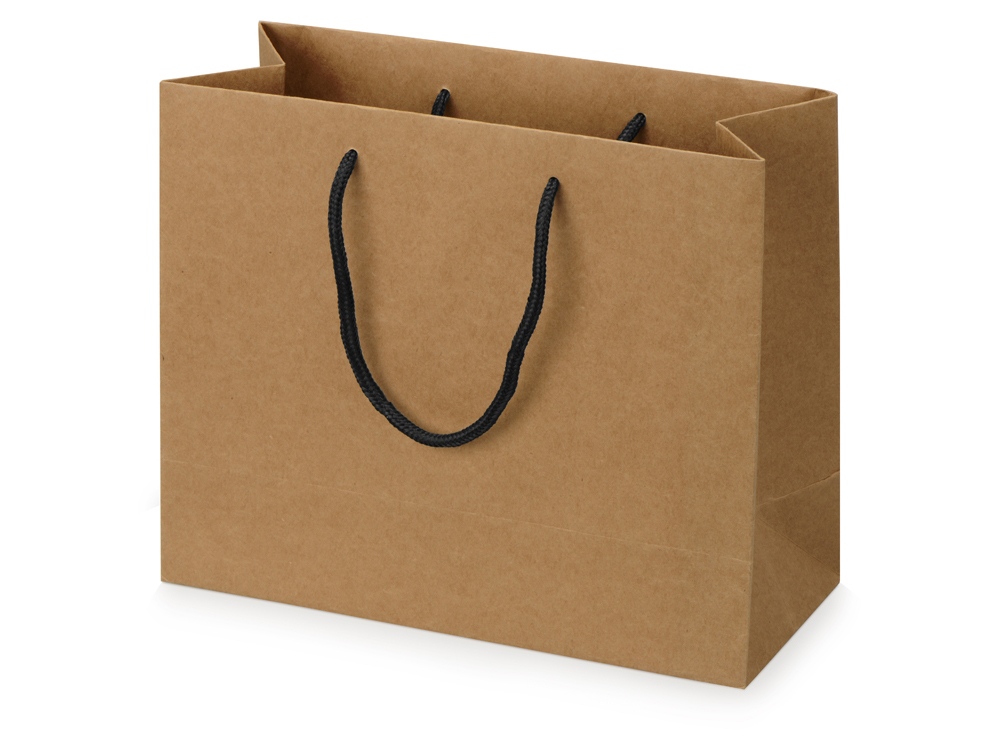 Пакет подарочный Kraft M с логотипом  | Print Logo