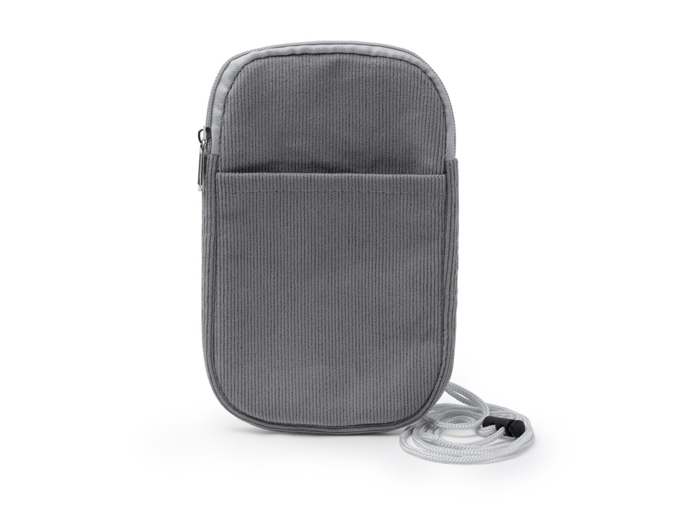 Сумка для мобильного телефона BUSNIX из вельветовой ткани с логотипом  | Print Logo