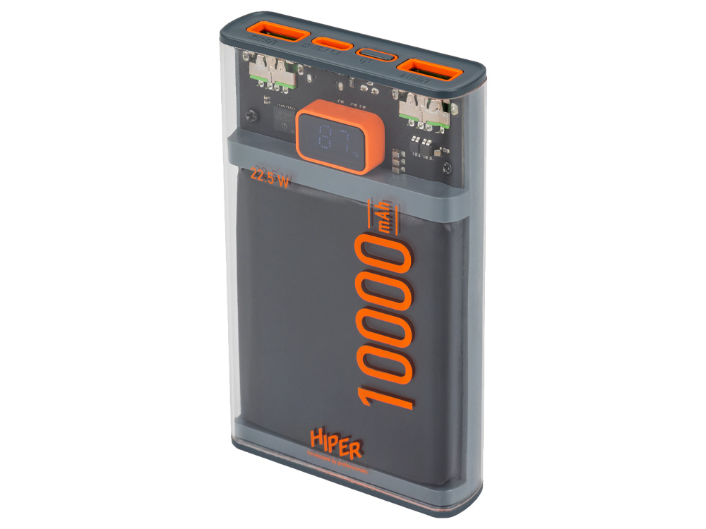 Внешний аккумулятор CORE X, 10000 mAh с логотипом HIPER | Print Logo