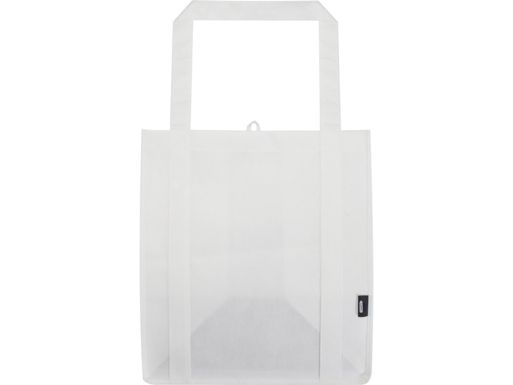 Liberty эко-сумка с прочным днищем объемом 6 л из нетканого материала, переработанного по стандарту GRS - Белый