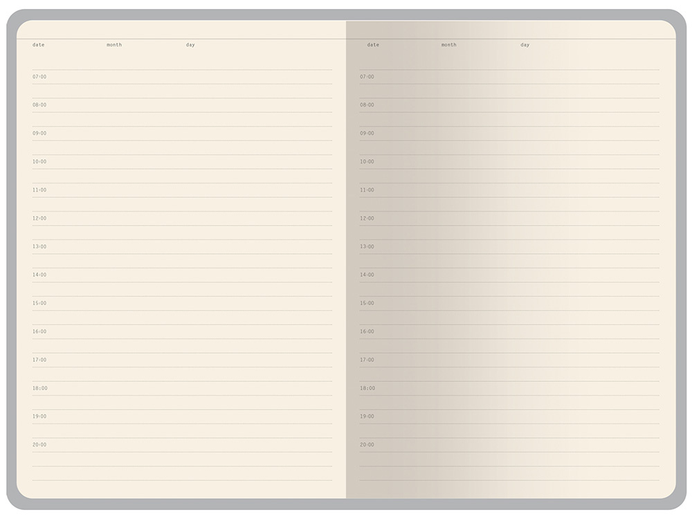 Ежедневник недатированный А5 Amazonia, синий с золотым обрезом