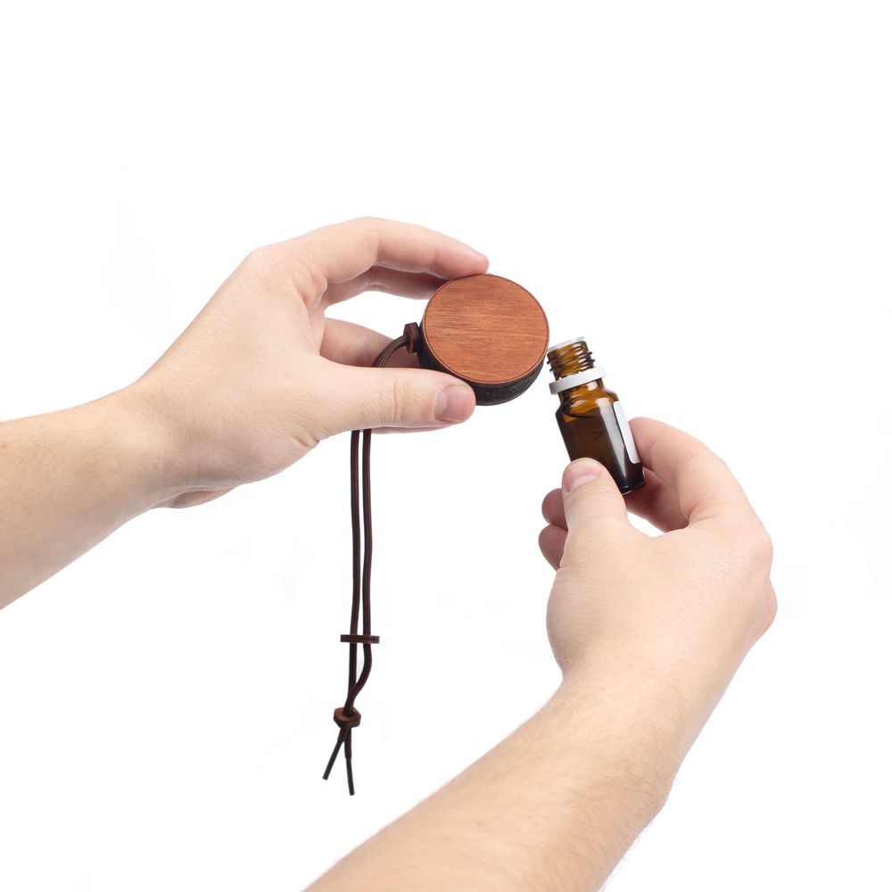 Ароматизатор в машину Sentir, коричневый фото на сайте Print Logo.