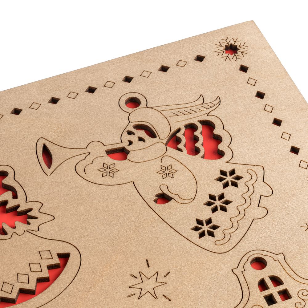 Новогодняя книга «Щелкунчик» с подвесками — пример нанесения логотипа (сделано в России) | Print Logo