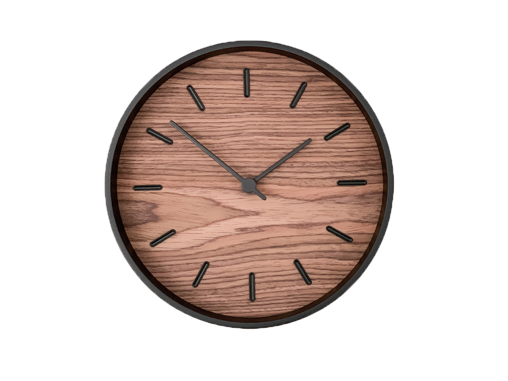 Часы настенные Tiger S с логотипом Pleep | Print Logo