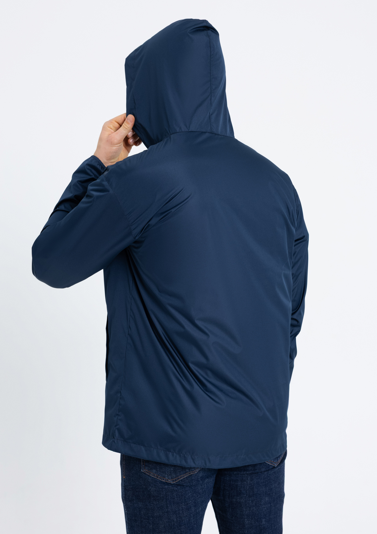 Ветровка унисекс STAN дюспо 210T, 85, 59, Тёмно-синий,  (46)  (44/XS)