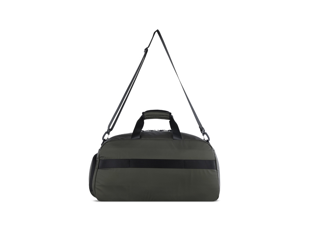 Сумка спортивная BUGATTI БЛАНК | BLANC, оливковая, тарпаулин/полиэстер, 52х26х27,5 см