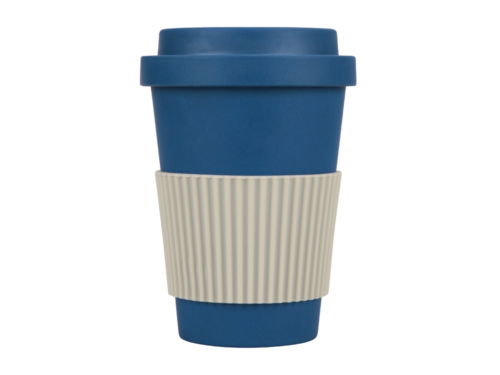 Термокружка Muffin из натуральных волокон, бензиновый синий