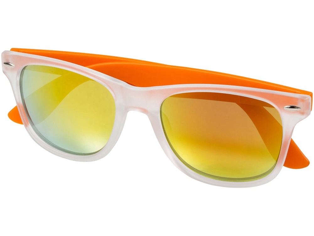 Солнцезащитные очки California, бесцветный полупрозрачный/оранжевый