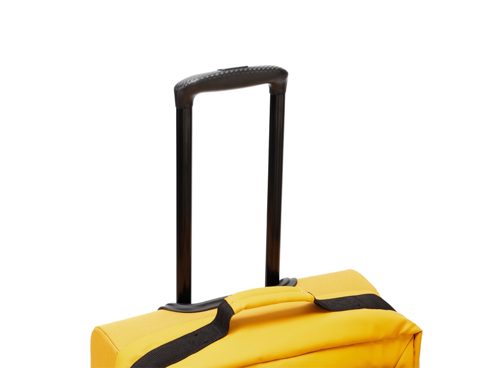 Сумка на колесах TORBER РИТМ, желтый, полиэстер 900D с PU покрытием, 60 х 38 х 25,5 см, 57 л