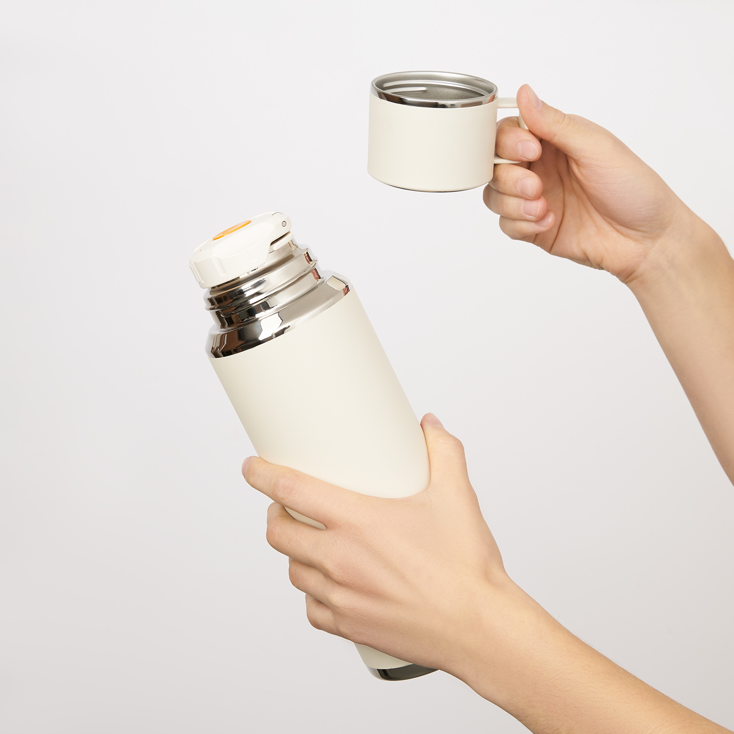 Термос Осло, бежевый