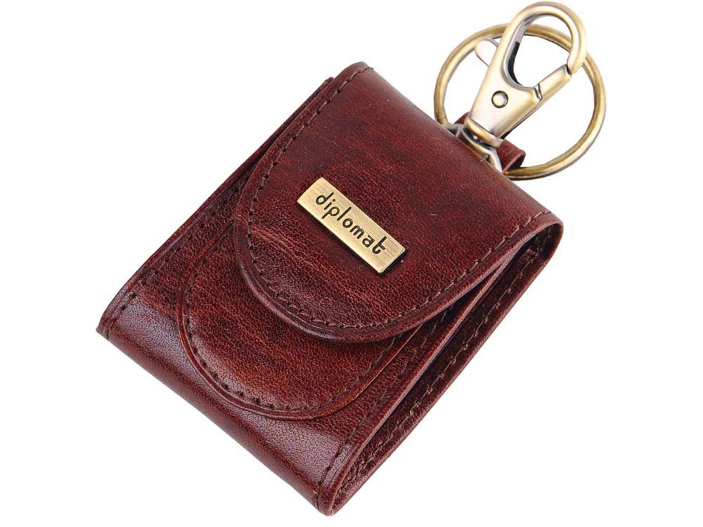 Брелок-монетница с логотипом Diplomat | Print Logo