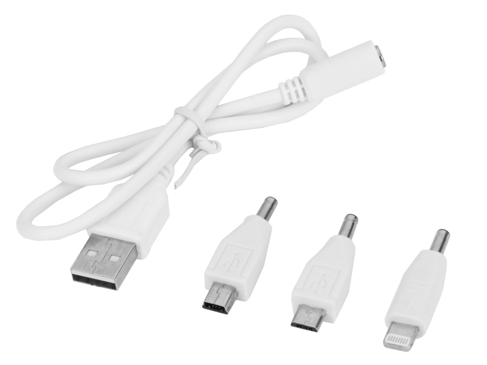 Портативное зарядное устройство Сатурн, 2200 mAh, красный