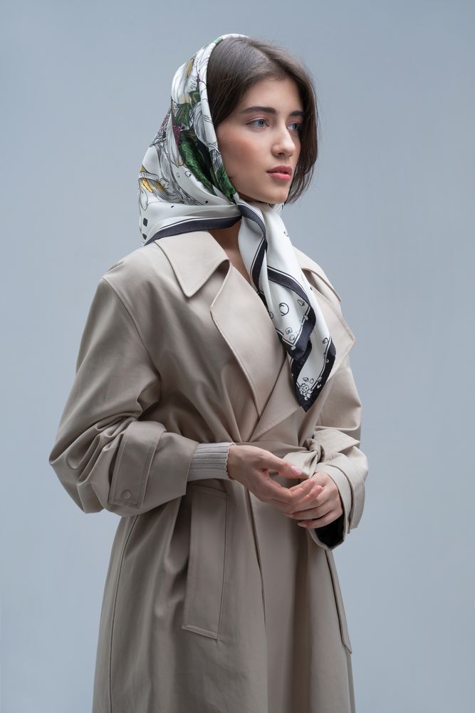 Платок шелковый Delicate