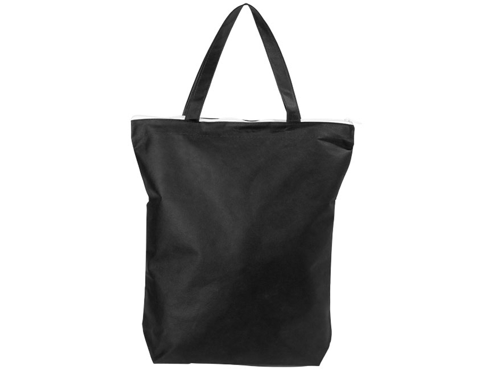 Нетканая сумка-тоут Privy с короткими ручками и застежкой-молнией