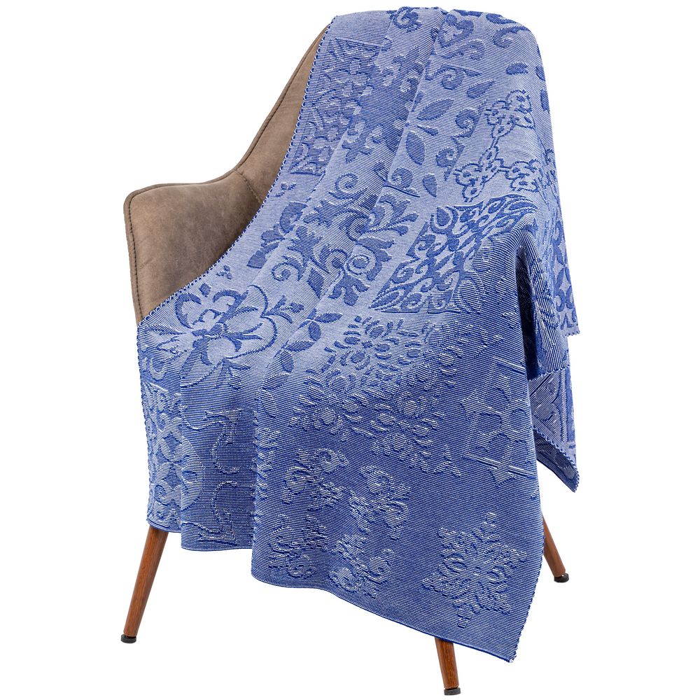 Плед Ornamental с логотипом teplo | Print Logo