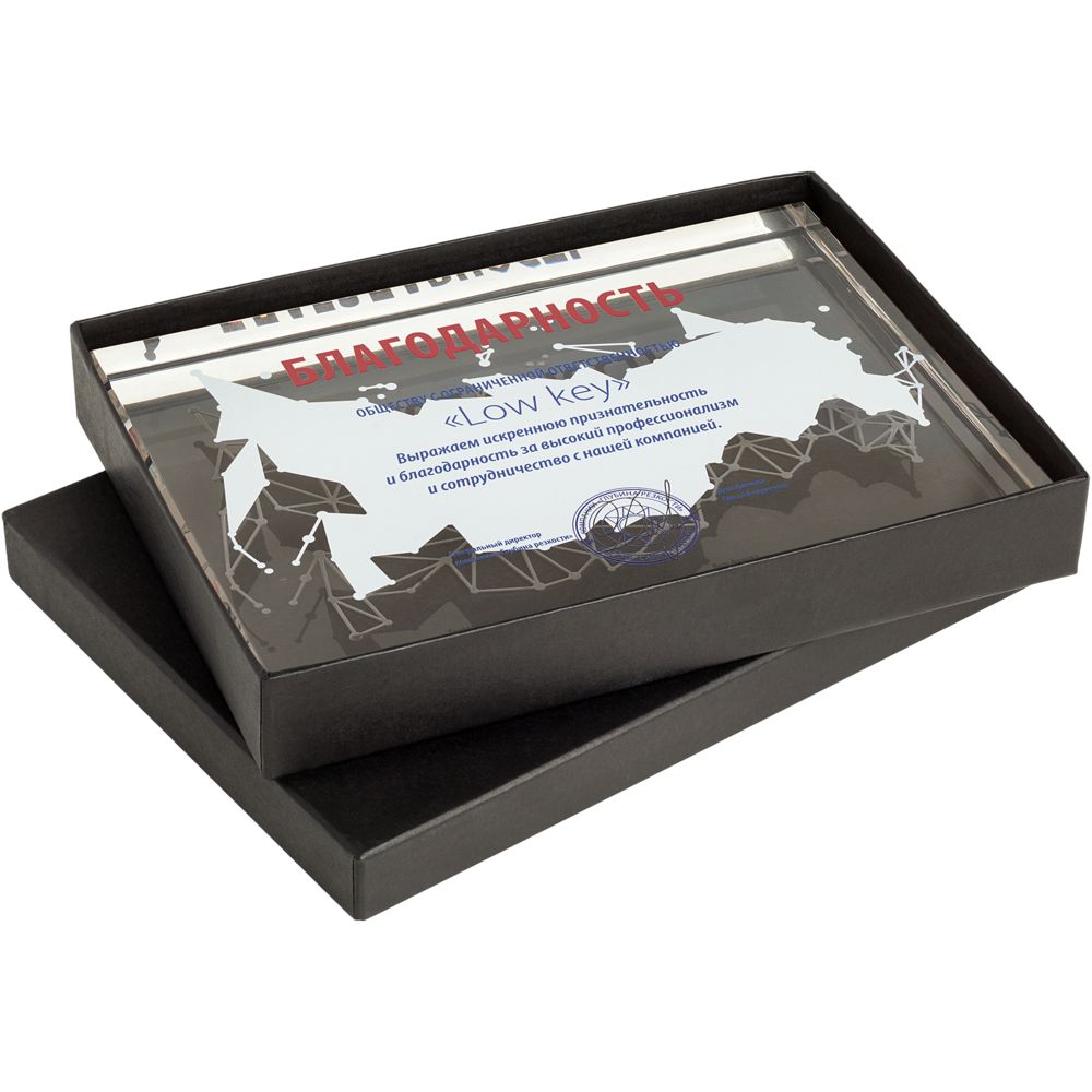 Награда Tafel — пример нанесения логотипа (сделано в России) | Print Logo