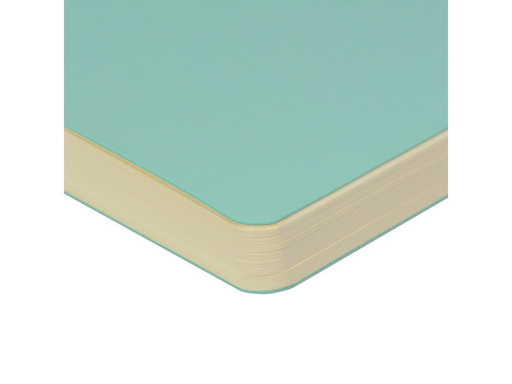 Скетчбук Sketch & Art в мягком переплете 145х145 мм, 100 л. бежевой бумаги 100 гр., мятный