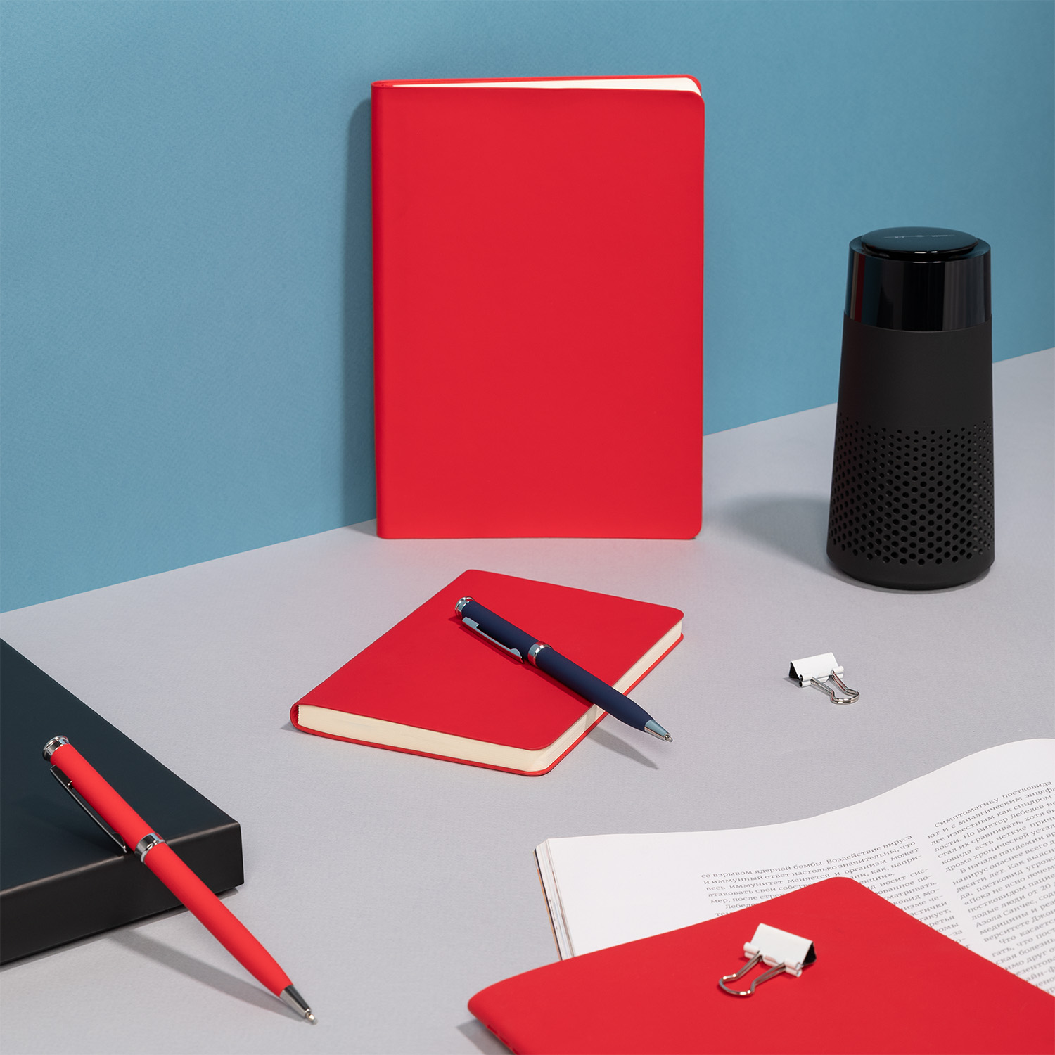 Ежедневник Спарк мини (Spark mini) A6 недатированный, красный