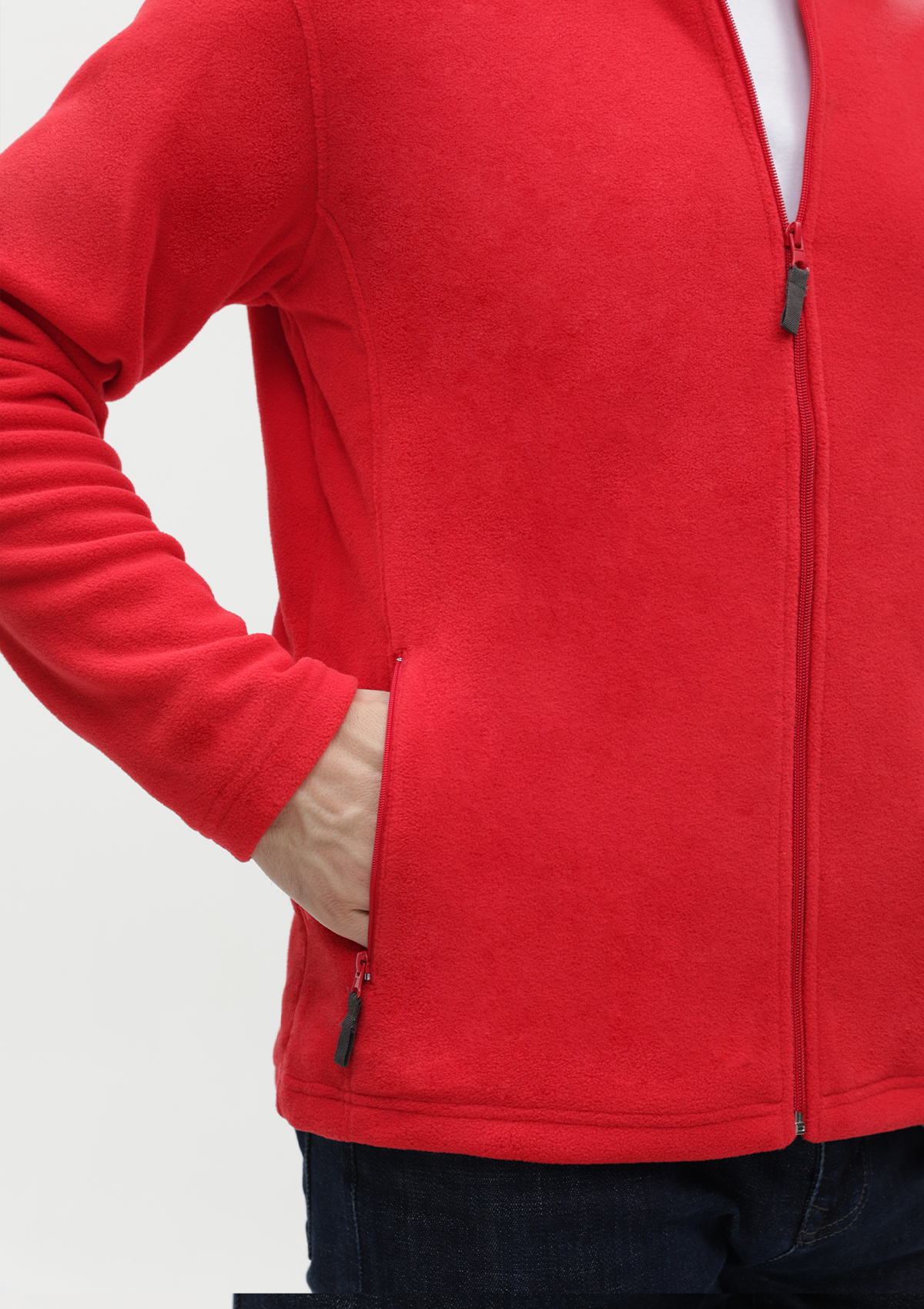 Толстовка унисекс STAN на молнии микрофлис 200, 21, Красный,  (14)  (56/XXXL)