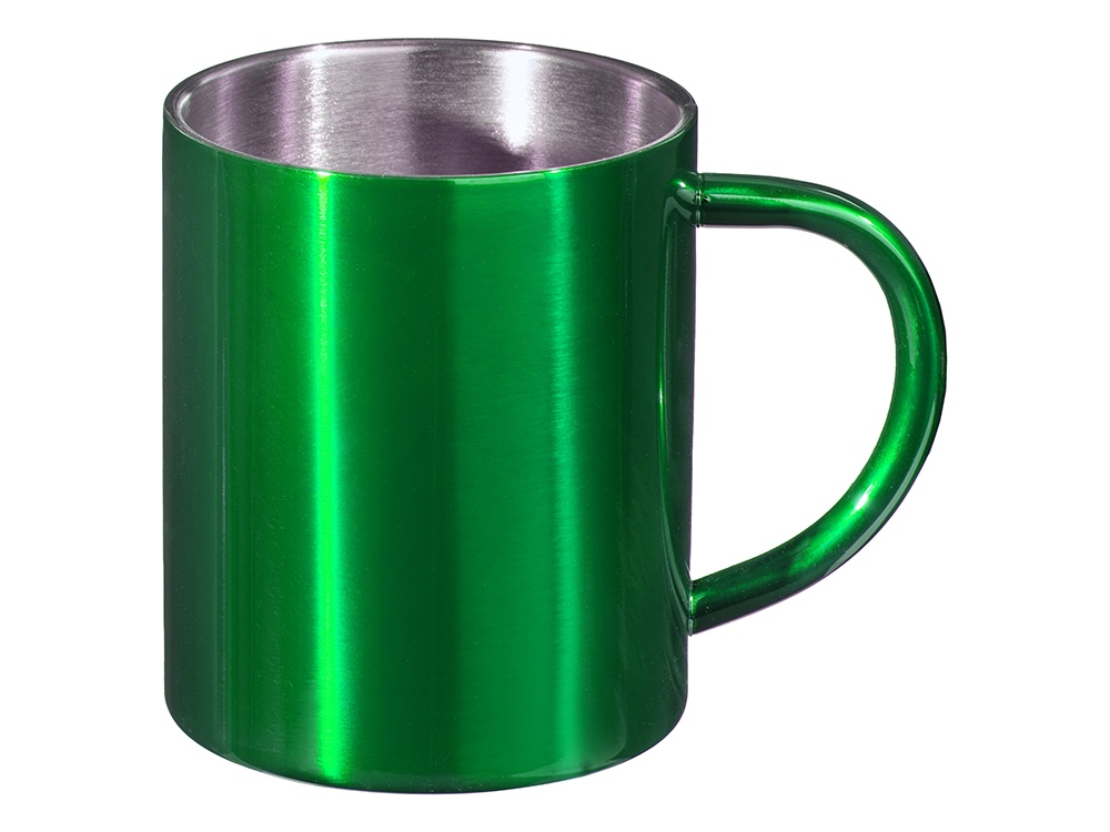 Стальная кружка с двойными стенками Altai, зеленый (Р)