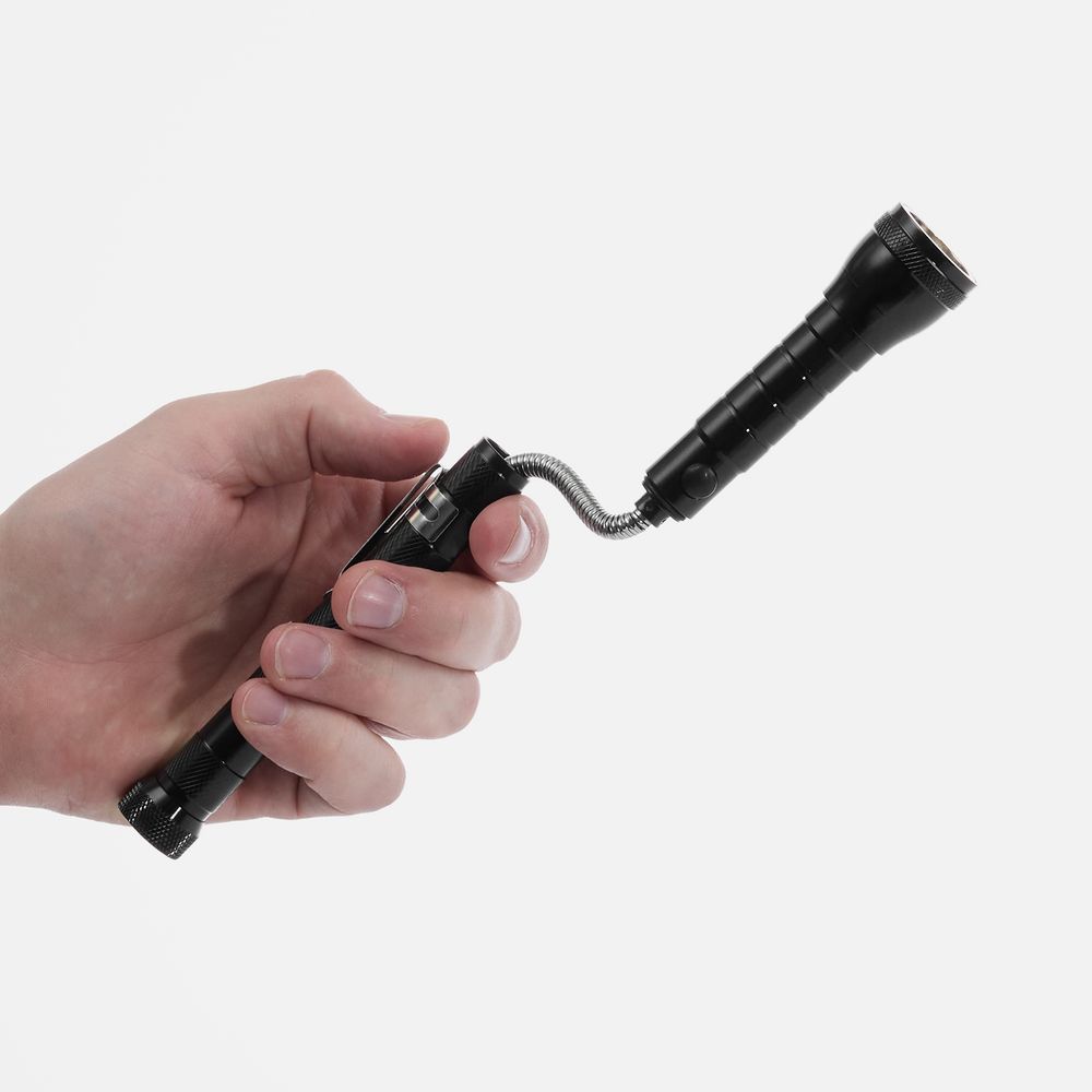 Телескопический фонарь с магнитом Flexion