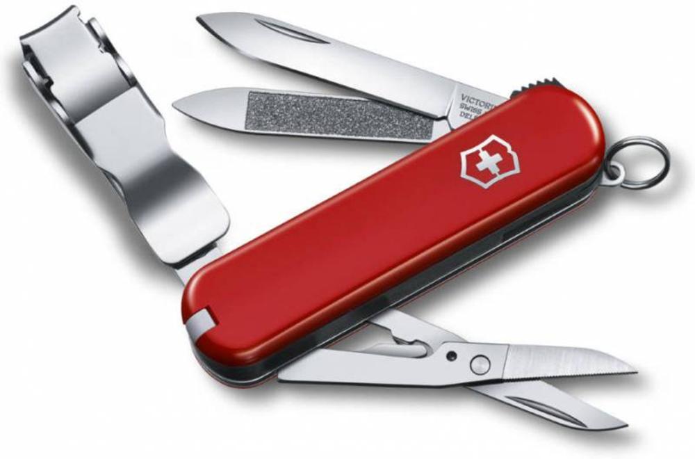 Нож-брелок Nail Clip 580 — пример нанесения логотипа (VICTORINOX) | Print Logo